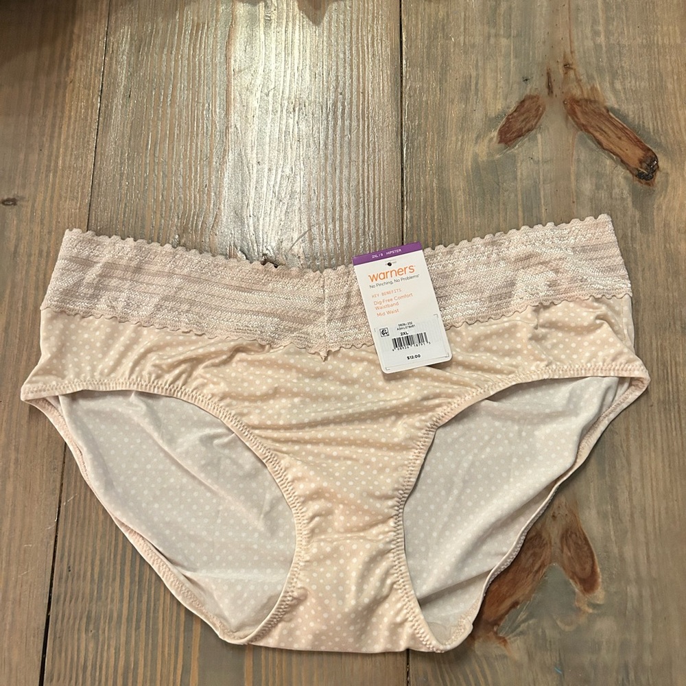Lot of 5 brand new panties, hipster style size 2xl